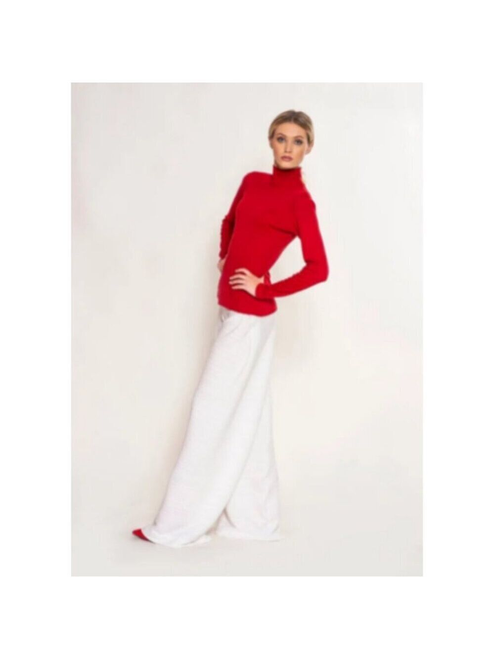 Madame L Bamboo + Cotton Blended Turtleneck XL NWT